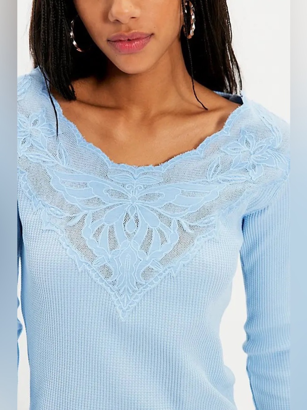 NWT! FP Free People Butterfly Cuff Top Sz Medium